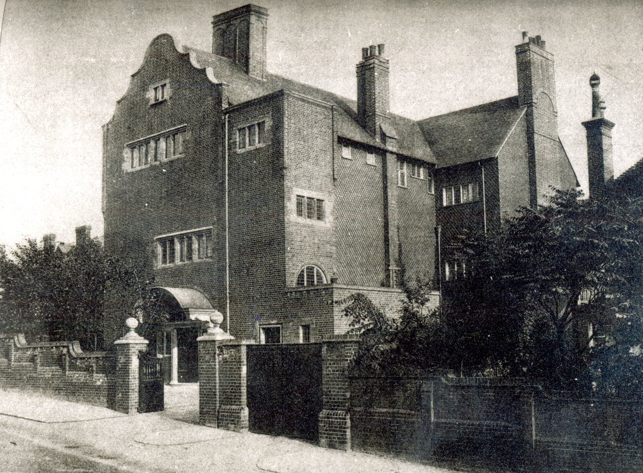 Casa de Edwin Long (1829-91), de &39;The Architect&39;, 7 de março de 1890 de English School
