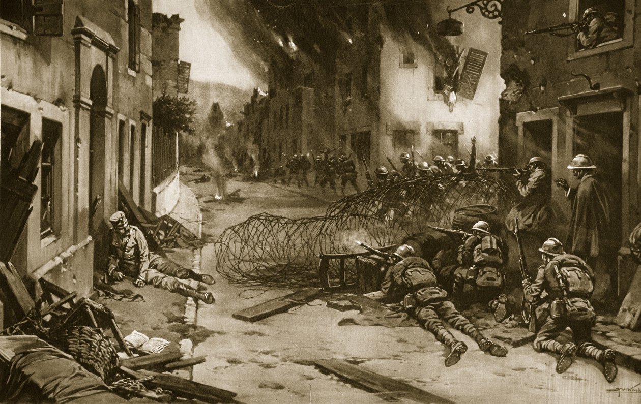 Como os italianos expulsaram os austríacos da queimada de Asiago em junho de 1916 e mantiveram seu impulso em direção às planícies venezianas, 1914-19 de English School