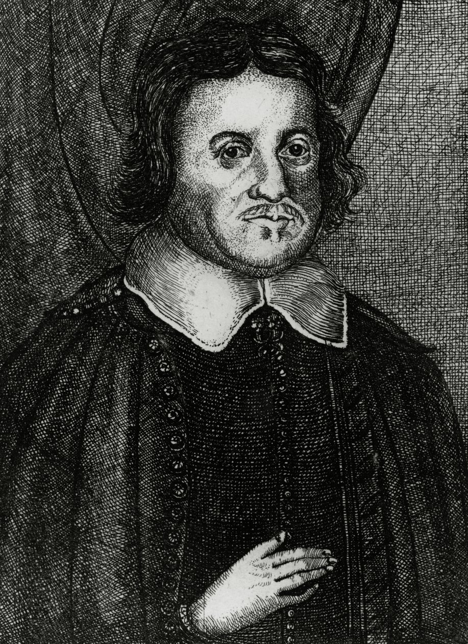 Hugh Peters, impresso por Peter Cole, c.1655 de English School