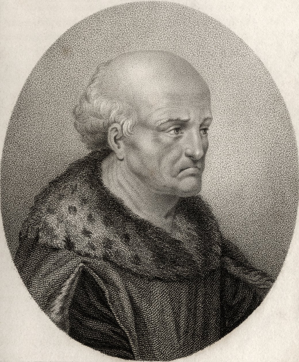Humphrey, Duque de Gloucester, gravado por Gerimia, de "Um Catálogo dos Autores Reais e Nobres", publicado em 1806 de English School