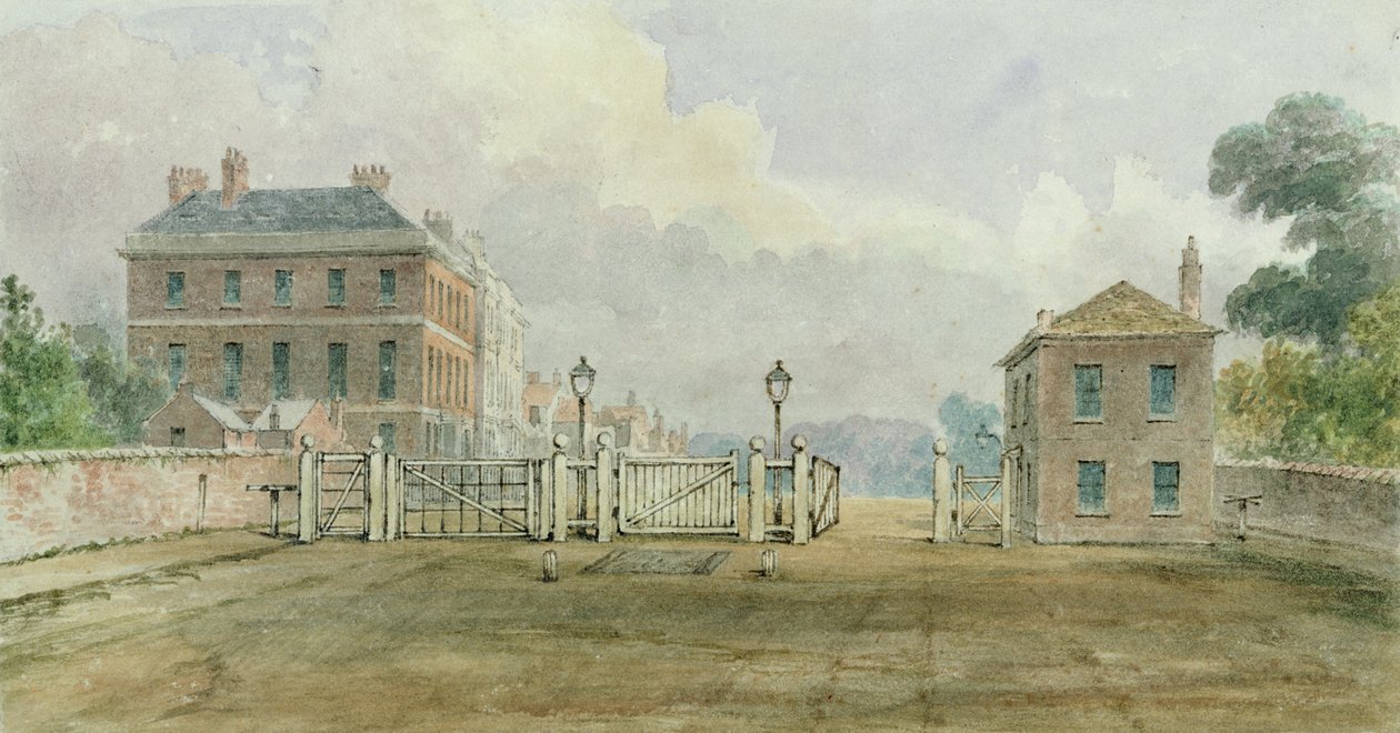 Hyde Park Corner Turnpike, 1785 de English School