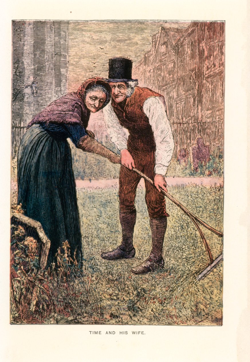 Ilustração para Great Expectations (litografia a cores) de English School