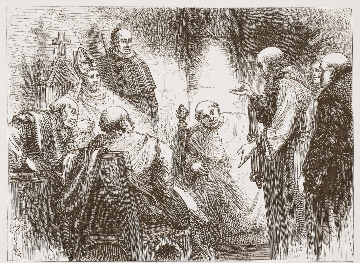 Ilustração da História do Protestantismo por James Aitken Wylie (1808-1890), pub. 1878 de English School