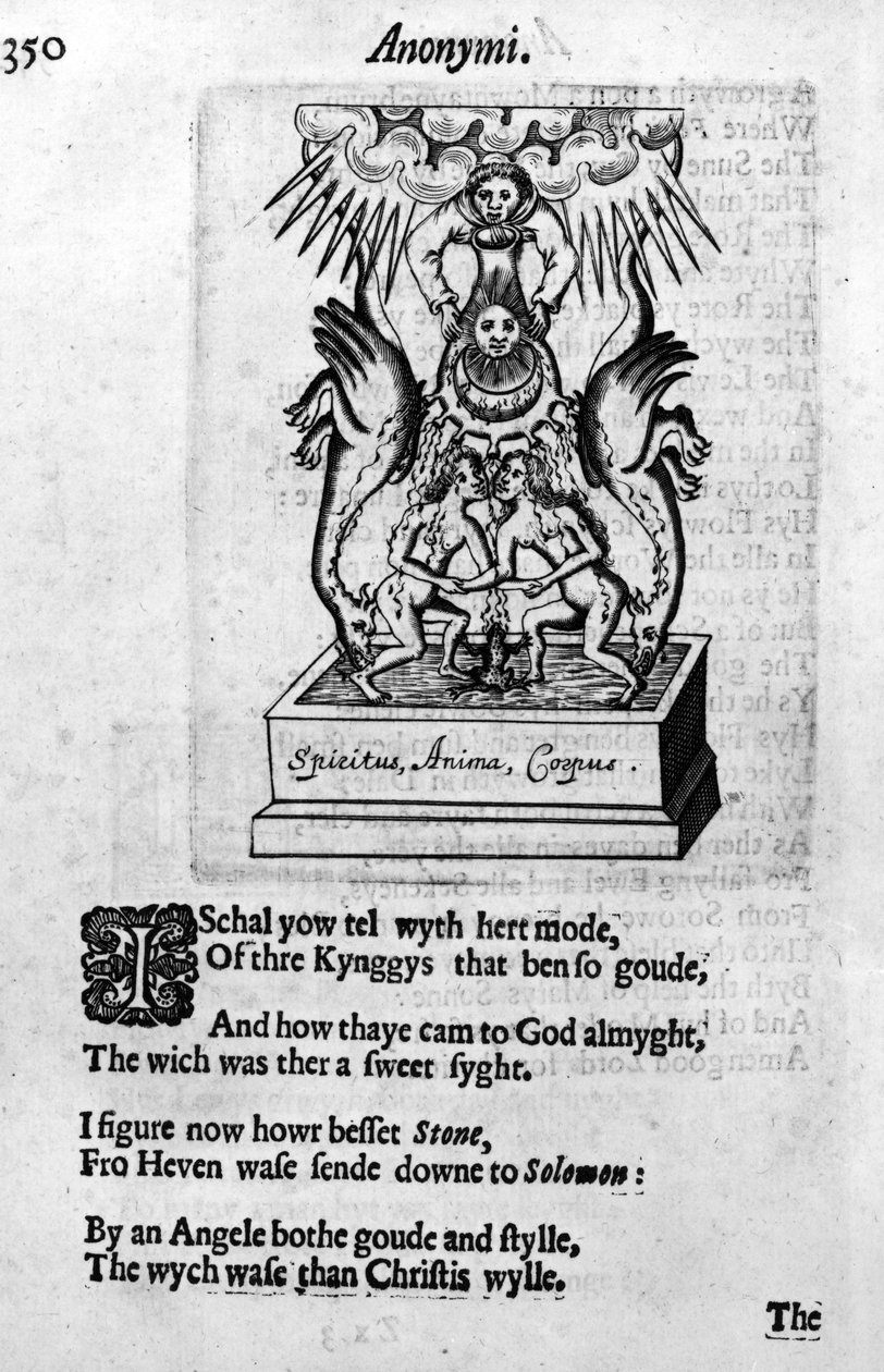 Ilustração do Theatrum Chemicum Britannicum por Elias Ashmole, publicado pela primeira vez em 1652 de English School