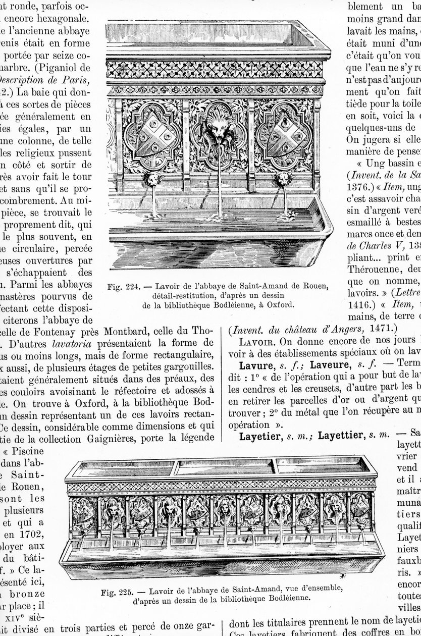 Ilustrações de uma Washhouse, 1887 de English School
