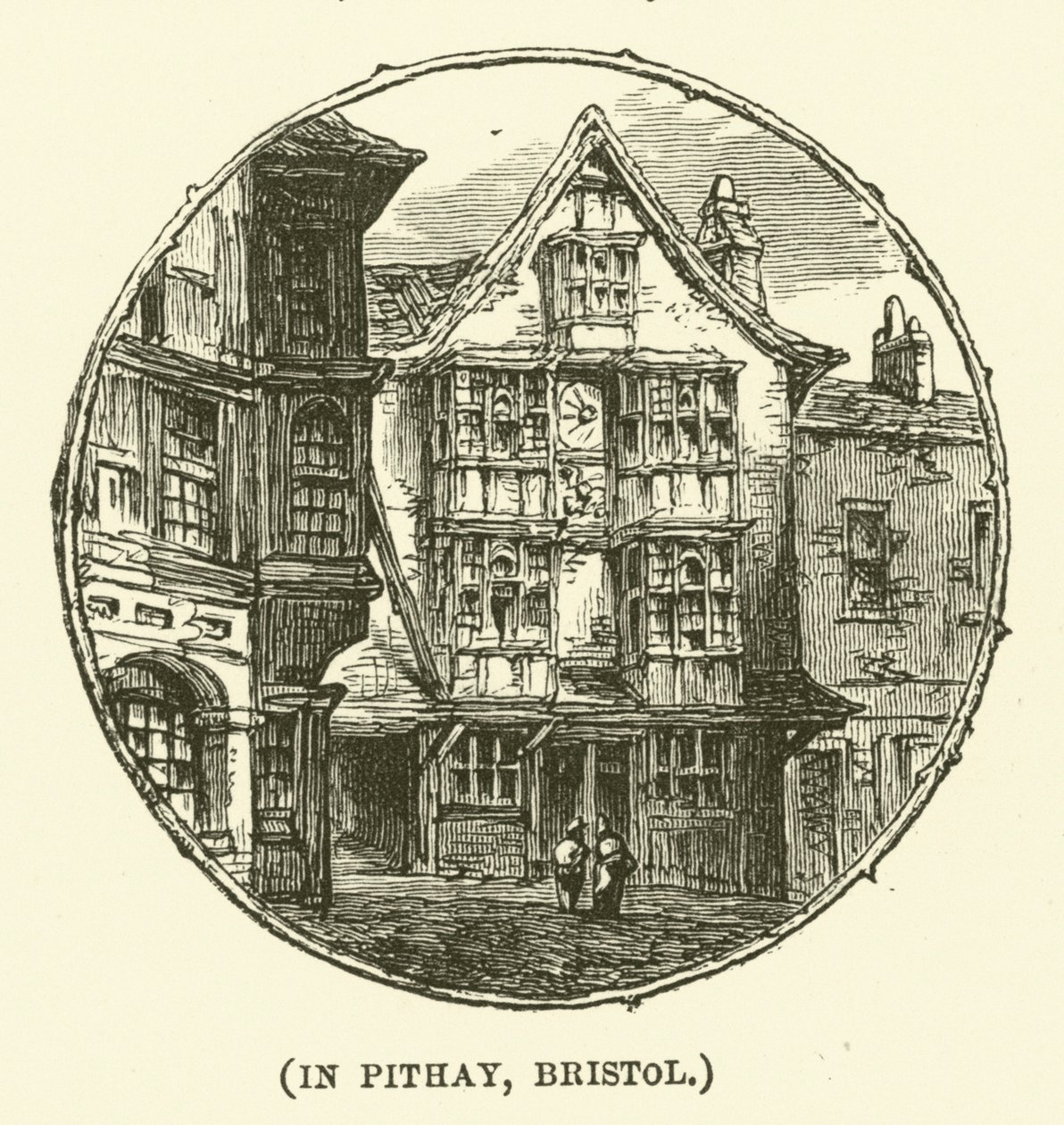 Em Pithay, Bristol (gravura) de English School