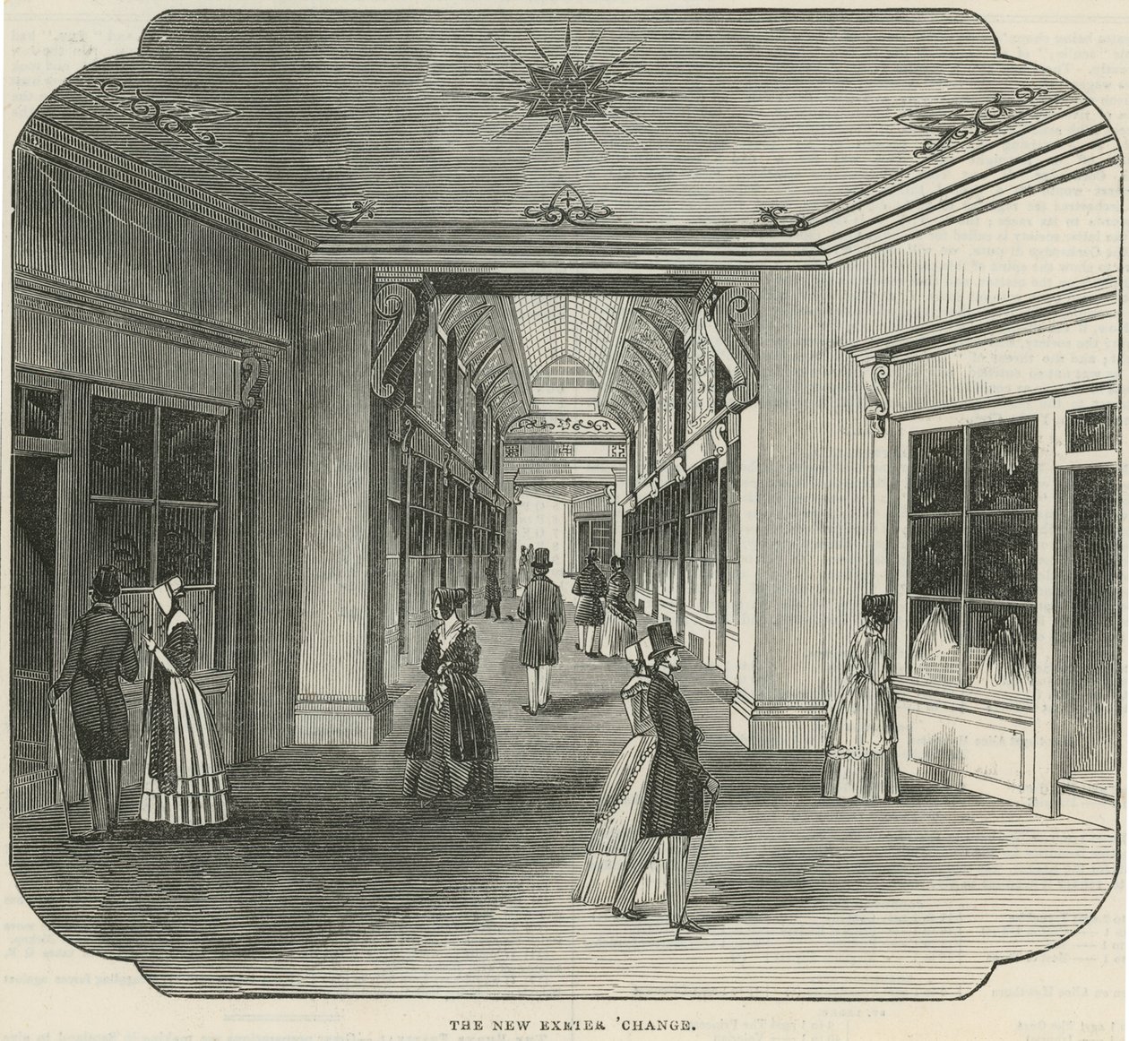 Interior do novo Exeter 
