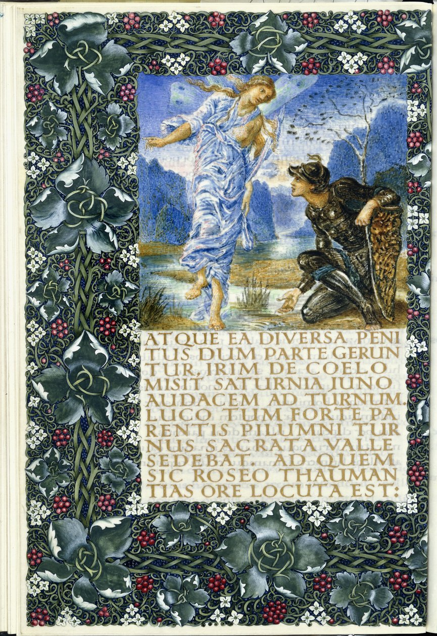 Íris aparecendo antes de Turnus, 1874-c.1919 de English School