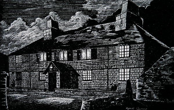 Jamaica Inn, Bodmin Moor, Cornualha (litho) de English School