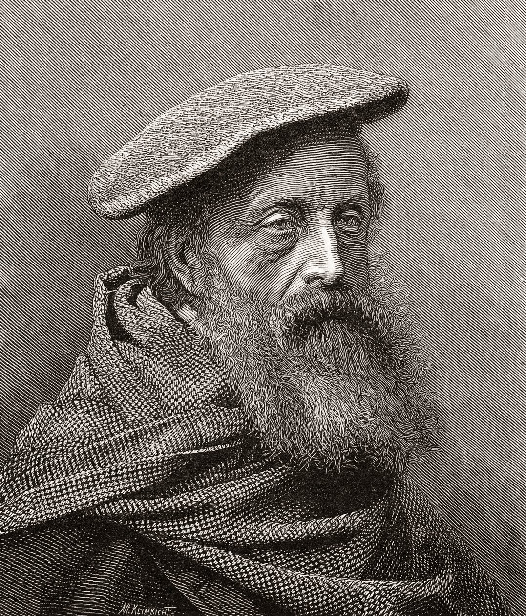 James Clarke Hook, da revista de arte, publicado em 1878 de English School