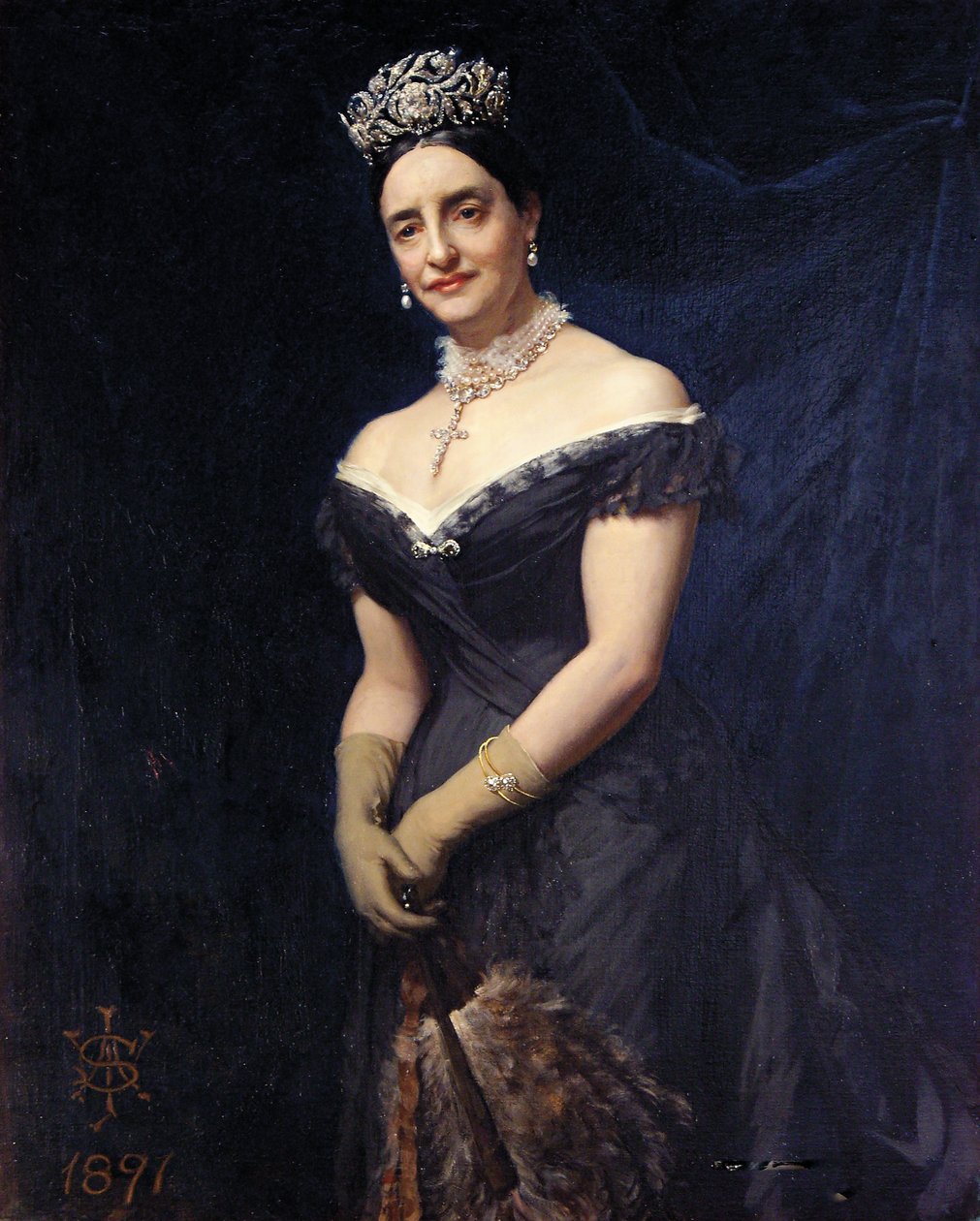 Janetta, duquesa de Rutland, 1891 de English School