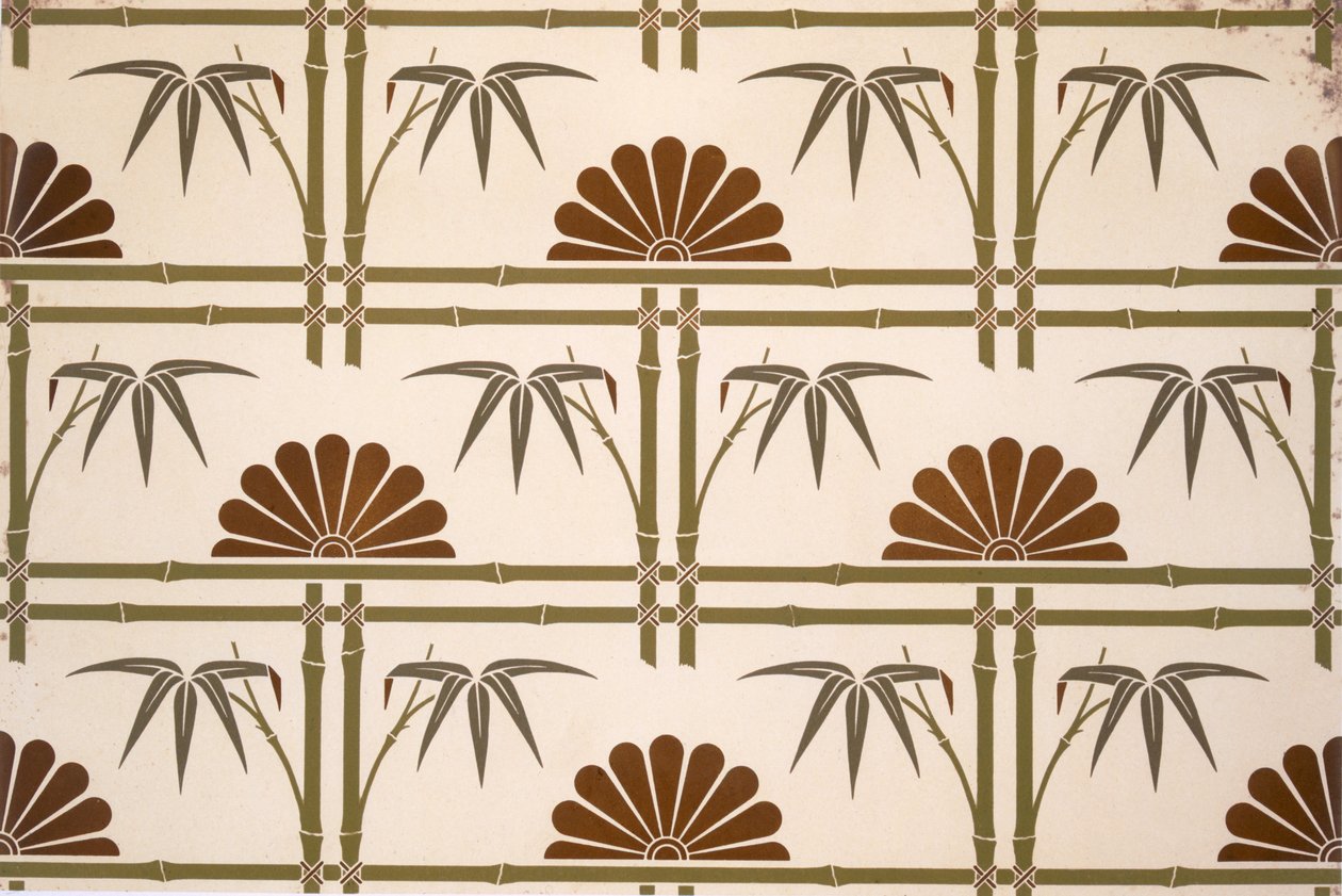Ornamento japonês, do decorador prático e Ornamentalist, 1892 de English School