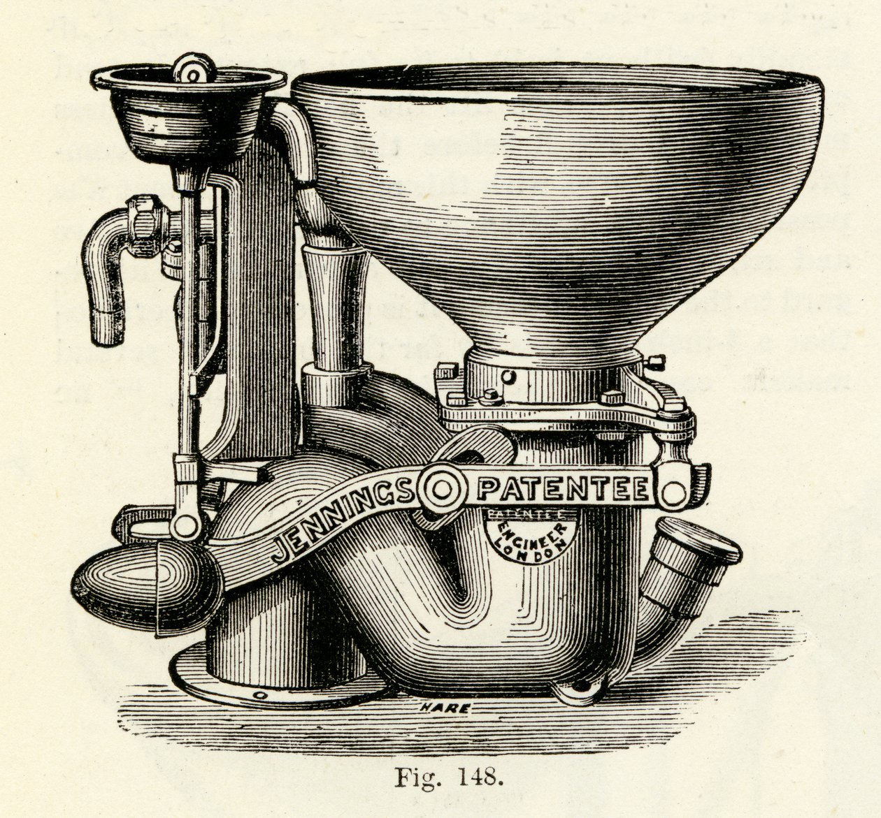 Armário de Válvulas Bramah da Jennings Improved, 1870 de English School
