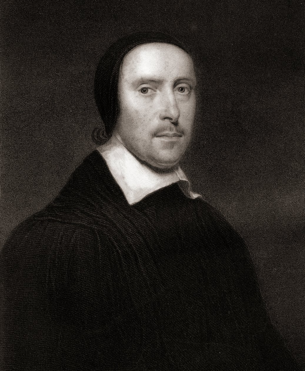 Jeremy Taylor (c.1613-67) da Galeria de retratos, publicado em 1833 de English School