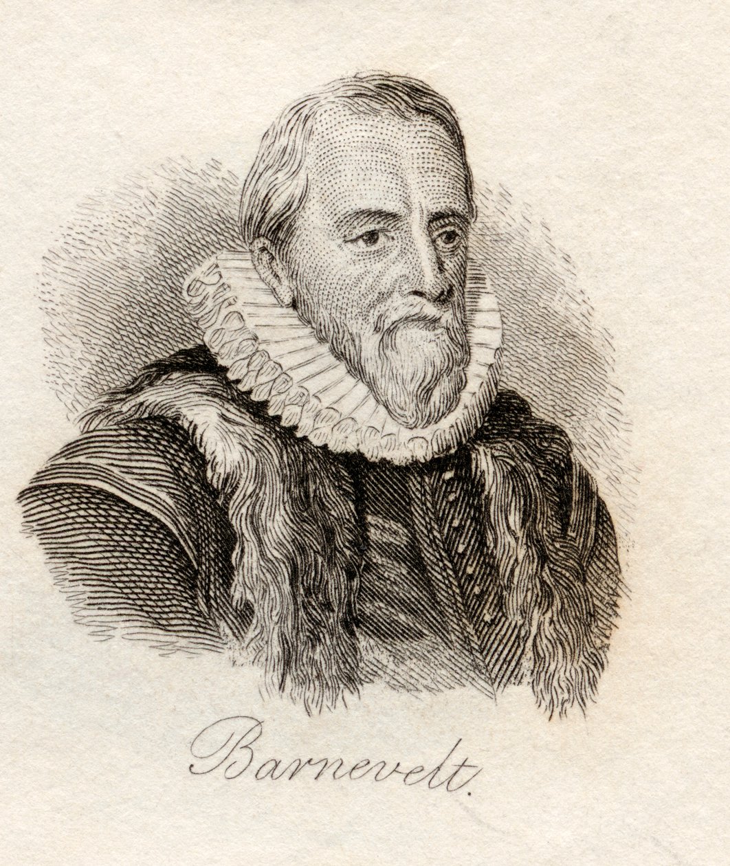 Johan van Oldenbarnevelt, do &39;Crabb&39;s Historical Dictionary&39;, publicado em 1825 de English School