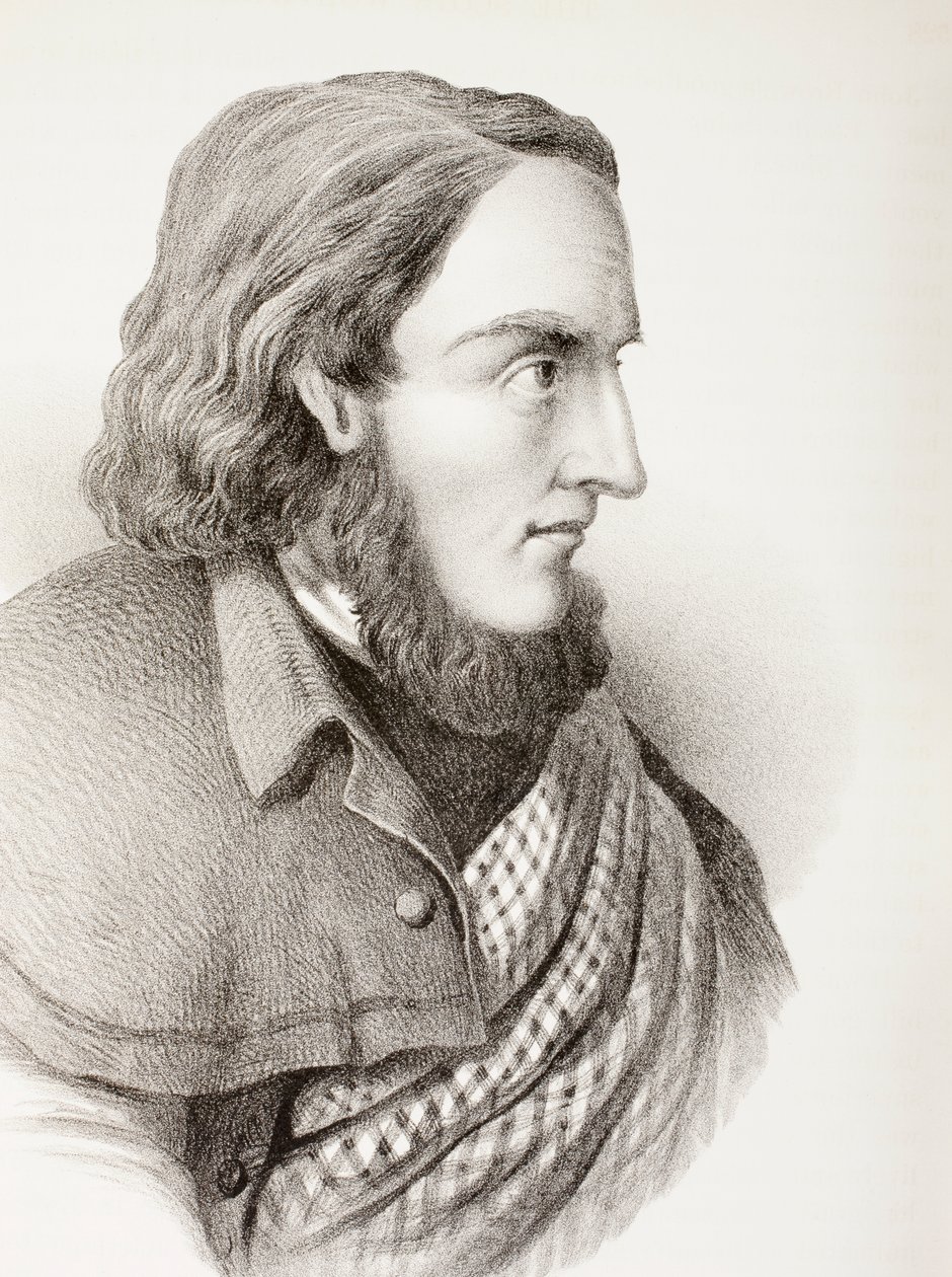 John Brown, de "The Scots Worthies segundo a segunda edição de Howie, 1781", de John Howie (1735-93) publicado em 1879 de English School