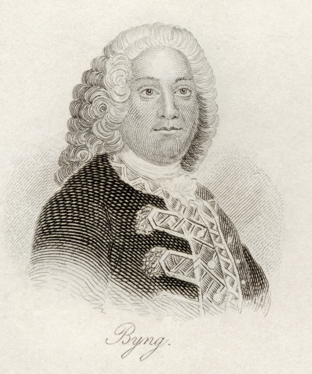 John Byng, do &39;Crabb&39;s Historical Dictionary&39;, publicado em 1825 de English School