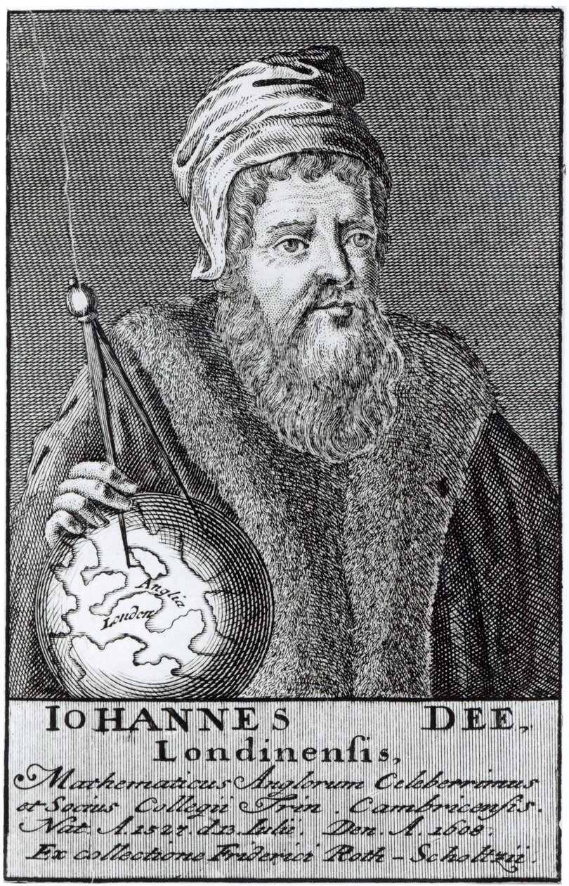 John Dee (1527-1608), um londrino (gravura) (foto bundw) de English School