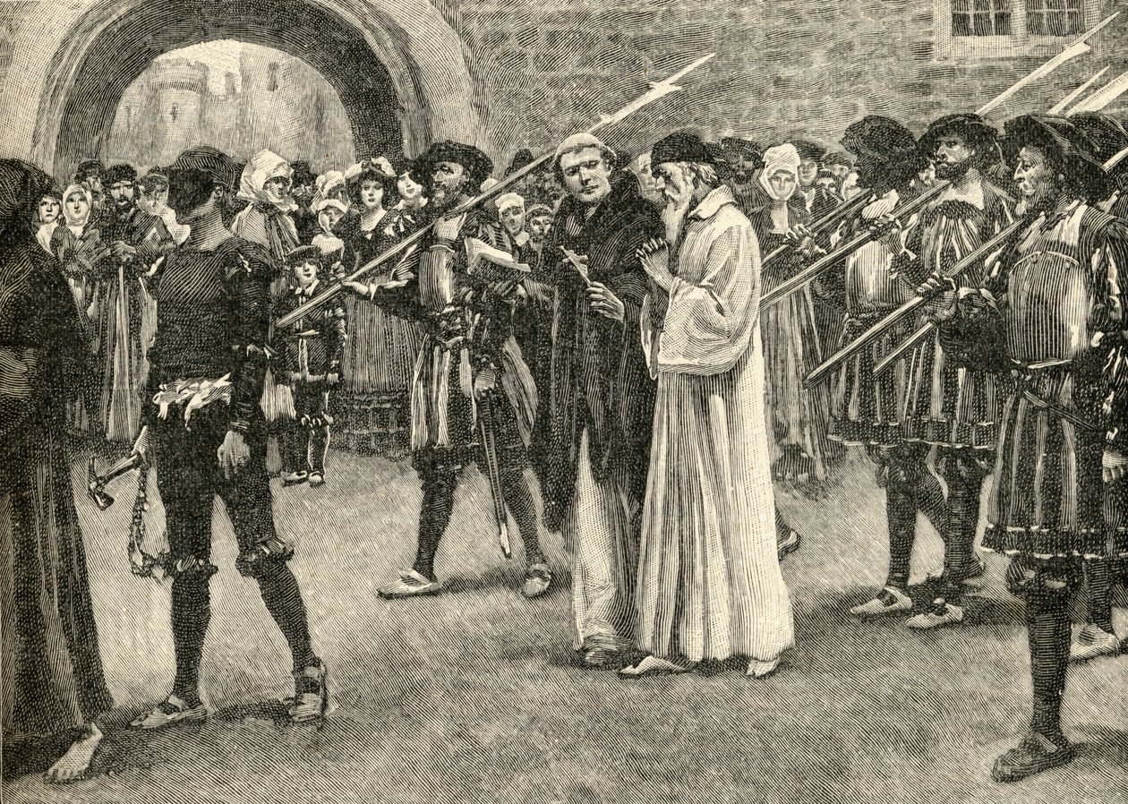 John Frith (1503-33) vai ao seu martírio de English School