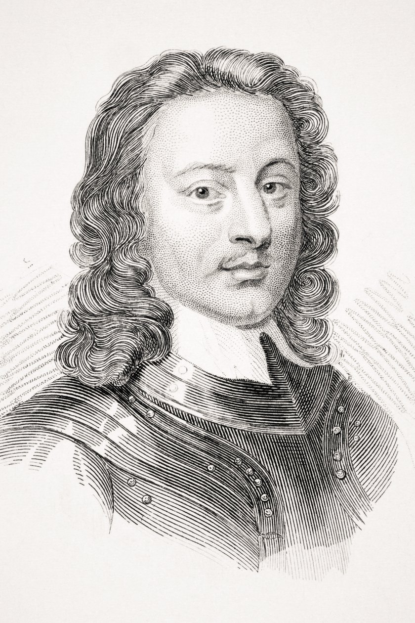 John Hampden, ilustração de &39;Old England&39;s Worthies&39; de Lord Brougham, publicado em 1880 de English School