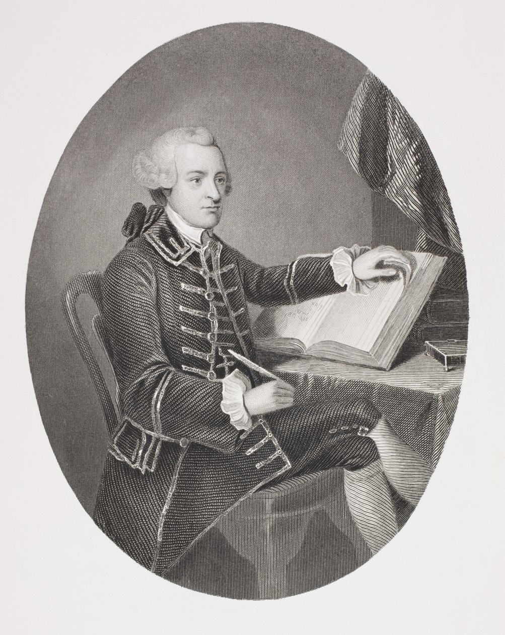John Hancock, da &39;Galeria de Retratos Históricos&39;, publicado em 1880 de English School