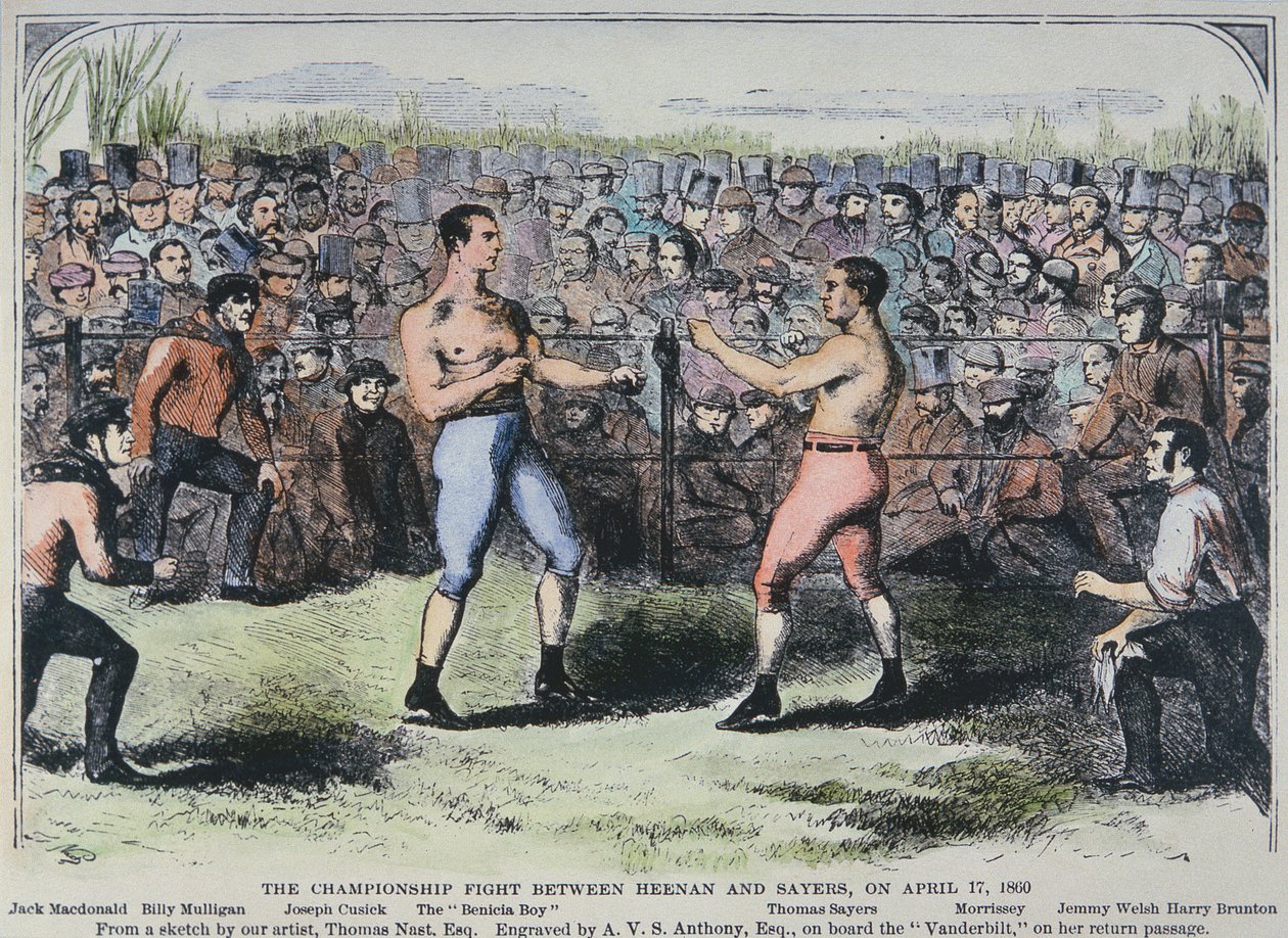 John Heenan vs. Tom Sayers de English School
