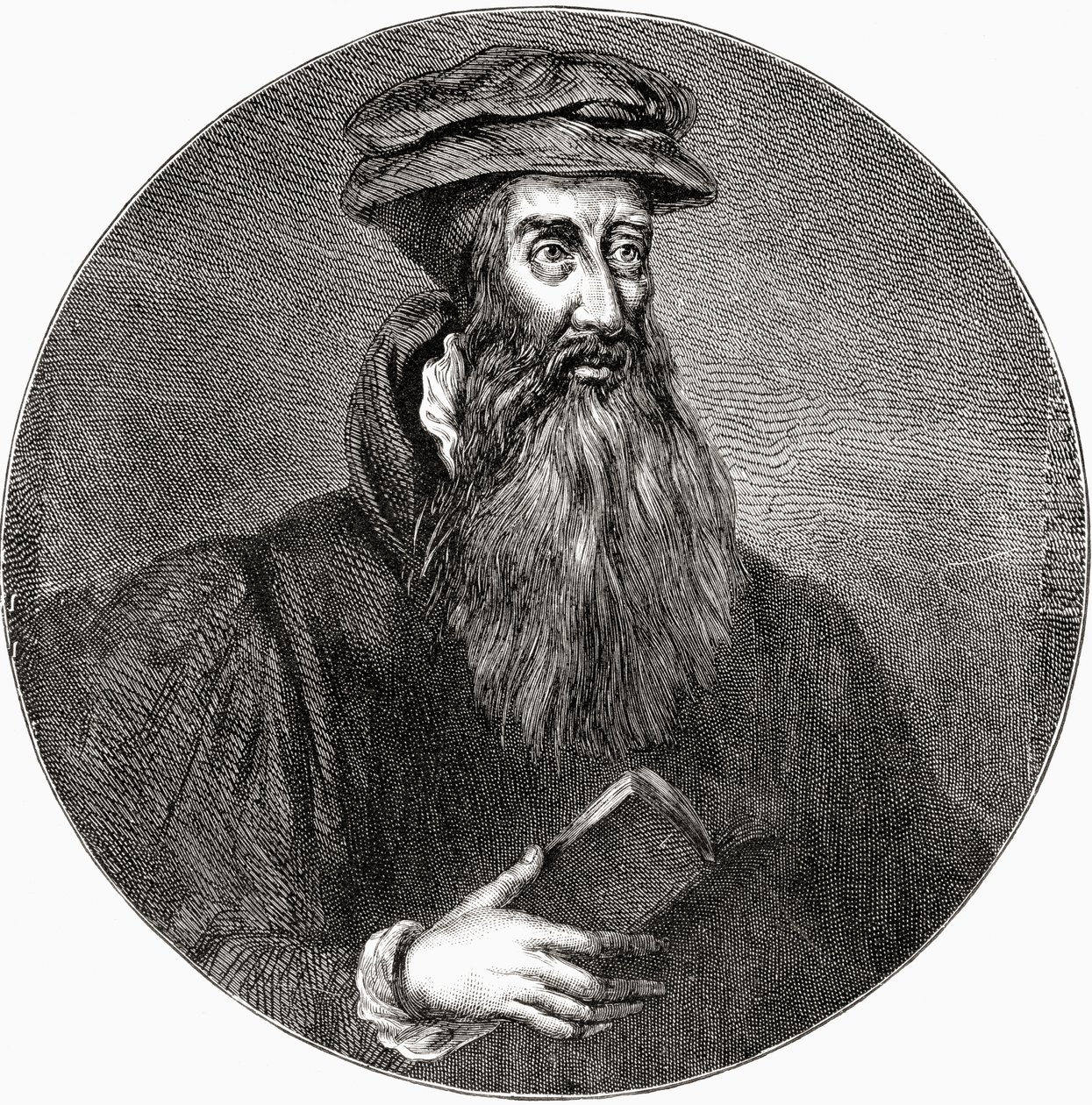 John Knox, de &39;Scottish Pictures desenhados com caneta e lápis&39;, por Samuel G. Green, publicado em 1886 (lito) de English School