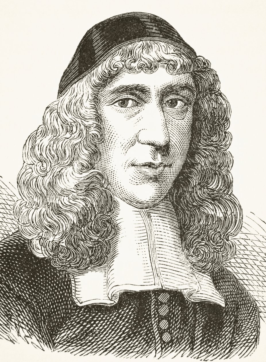 John Owen, de "A História Nacional e Nacional da Inglaterra", de William Hickman Smith Aubrey (1858-1916) publicou Londres, c.1890 de English School