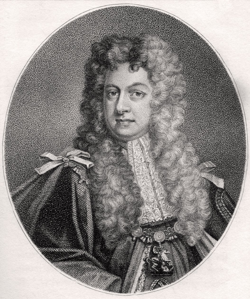 John Sheffield, gravado por Paftanrini, ilustração de &39;Um catálogo de autores reais e nobres, volume IV&39;, publicado em 1806 (lito) de English School