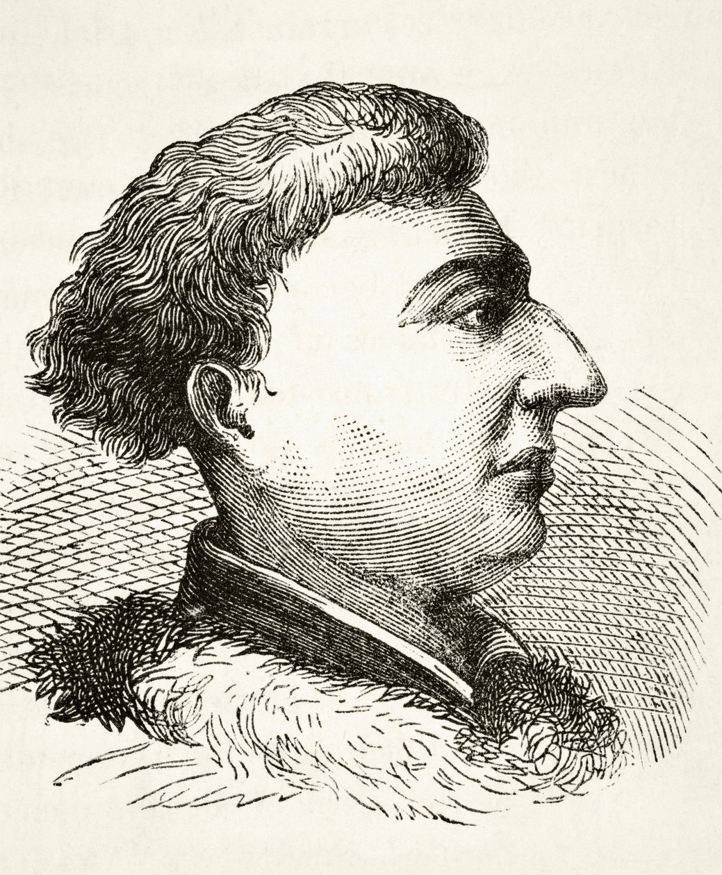 João de Lancaster, 1º Duque de Bedford, de "A História Nacional e Doméstica da Inglaterra", de William Hickman Smith Aubrey (1858-1916) publicou Londres, c.1890 de English School