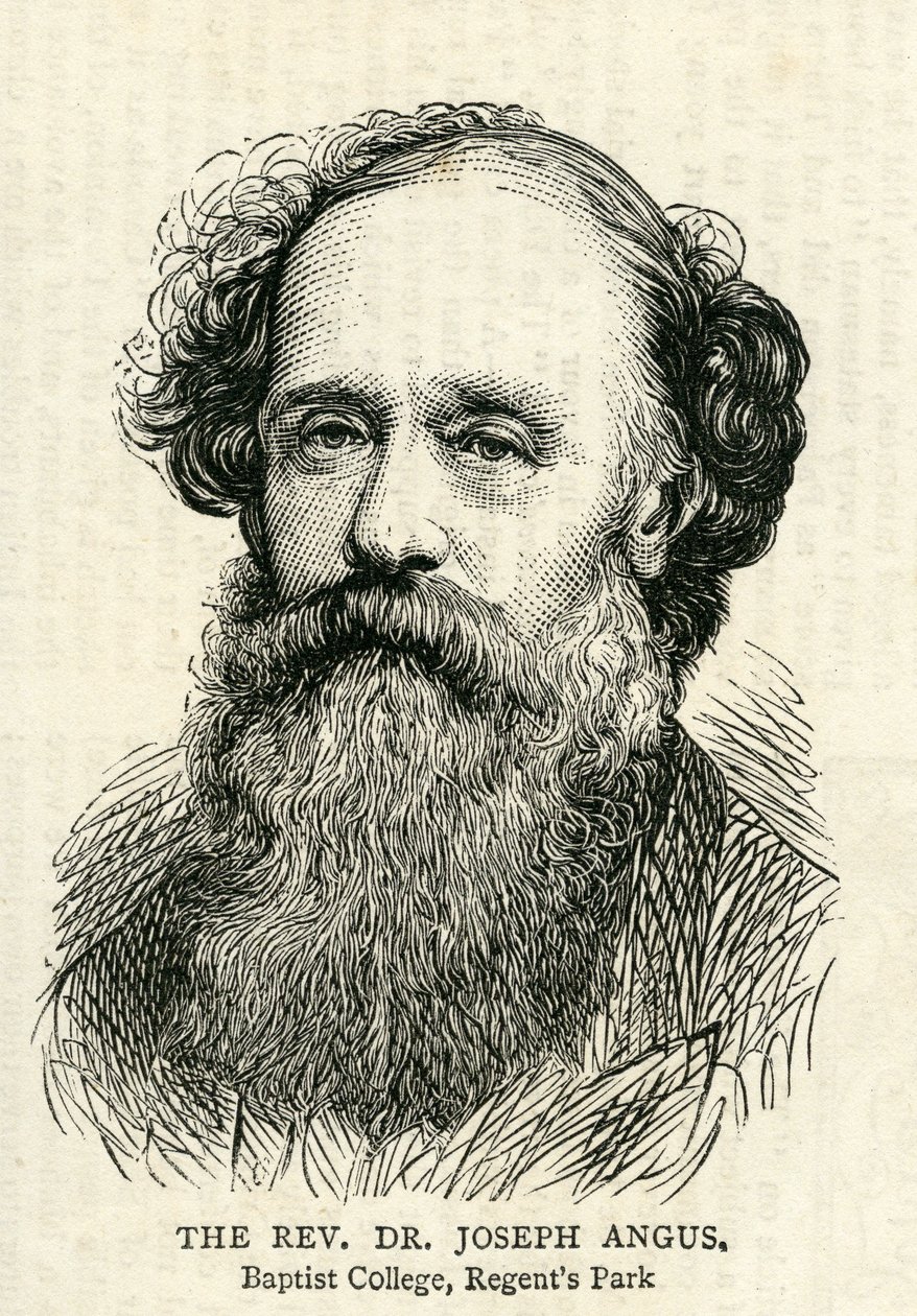 Joseph Angus (1816-1902) ilustração do gráfico 10 de julho de 1875 de English School
