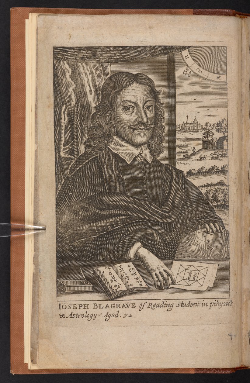 Joseph Blagrave, de Reading, estudante de Pihysick e Astrologia: 72 anos