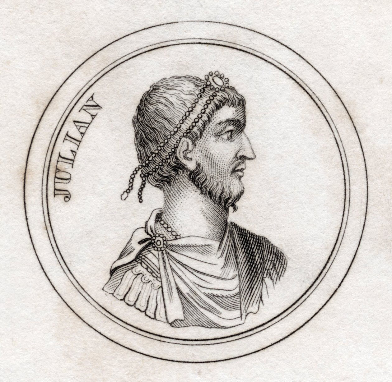 Julian the Apostate, do &39;Crabb&39;s Historical Dictionary&39;, publicado em 1825 de English School