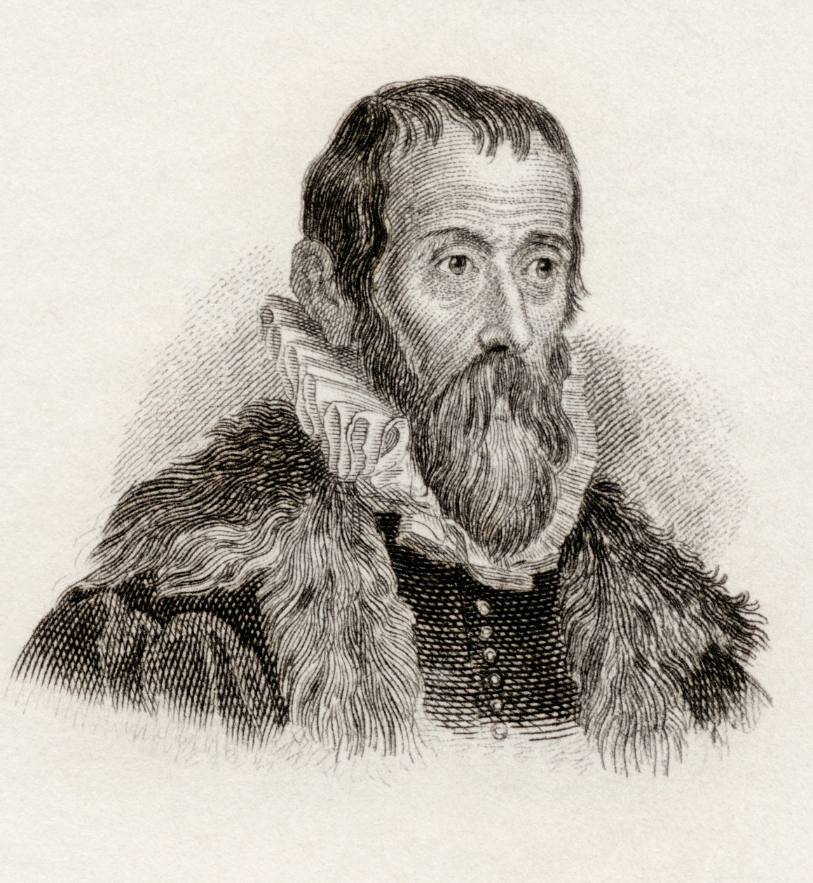 Justus Lipsius, do &39;Crabbes Historical Dictionary&39;, publicado em 1825 de English School