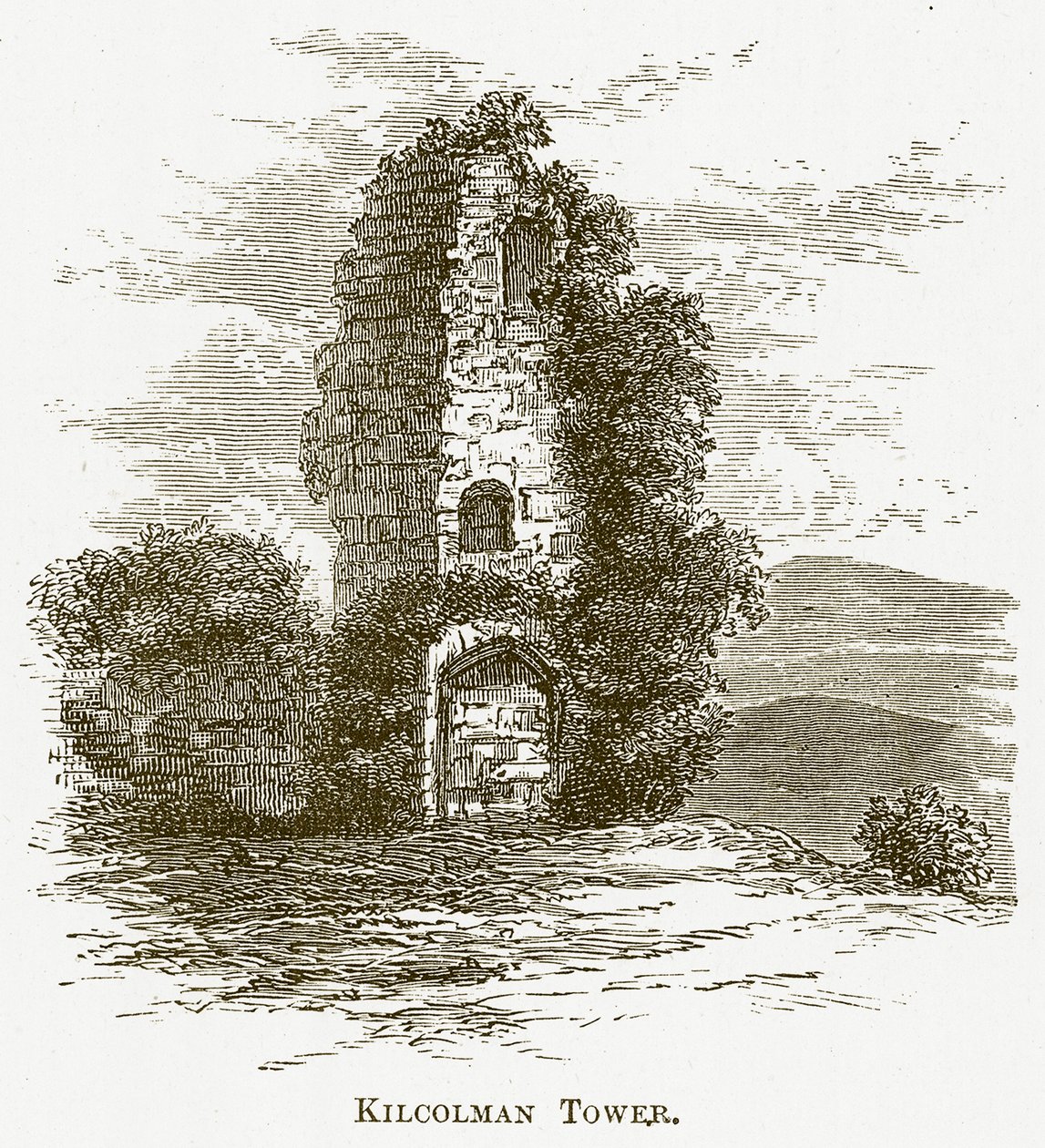 Torre de Kilcolman (gravura) de English School