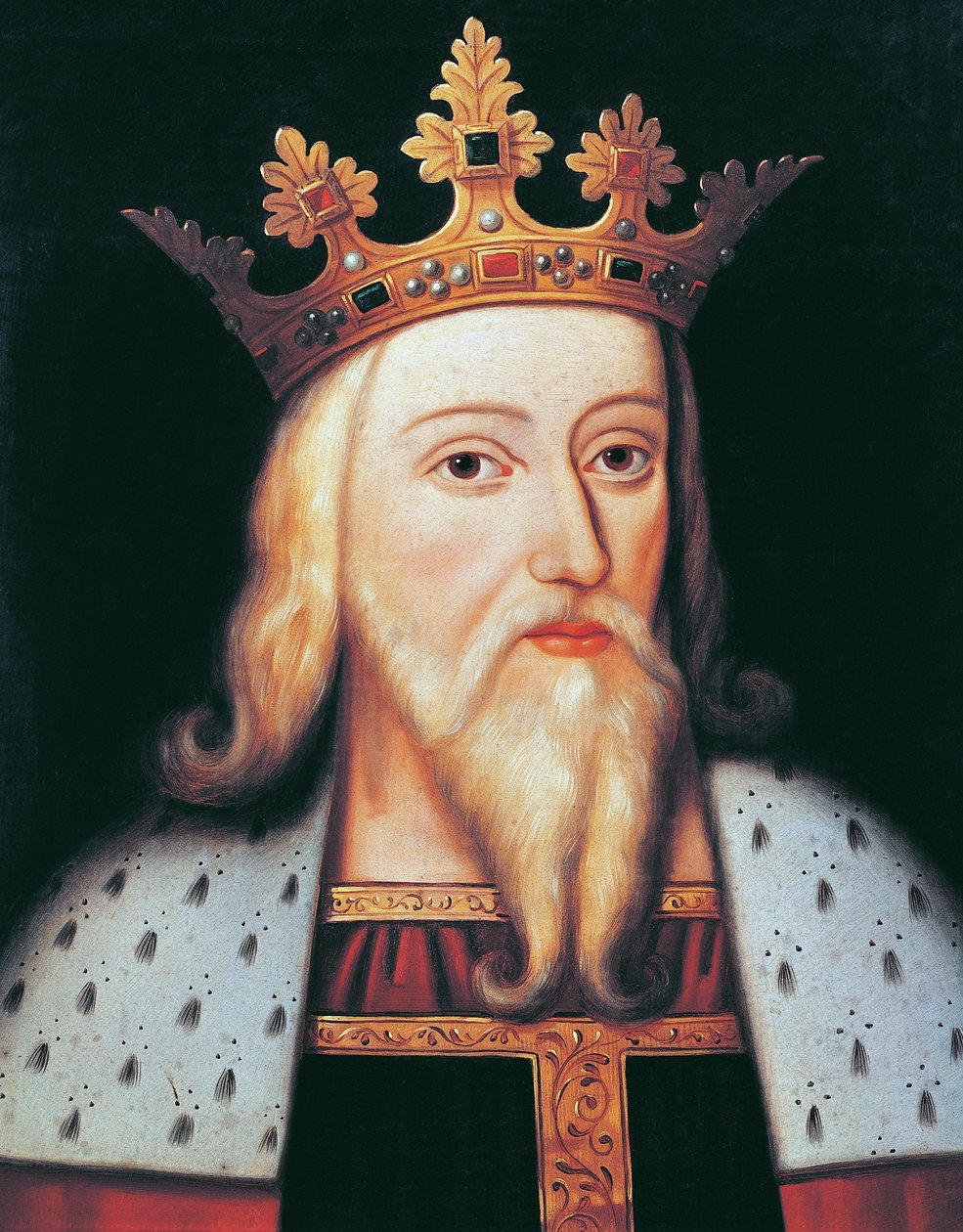 Rei Eduardo III (óleo sobre painel) de English School