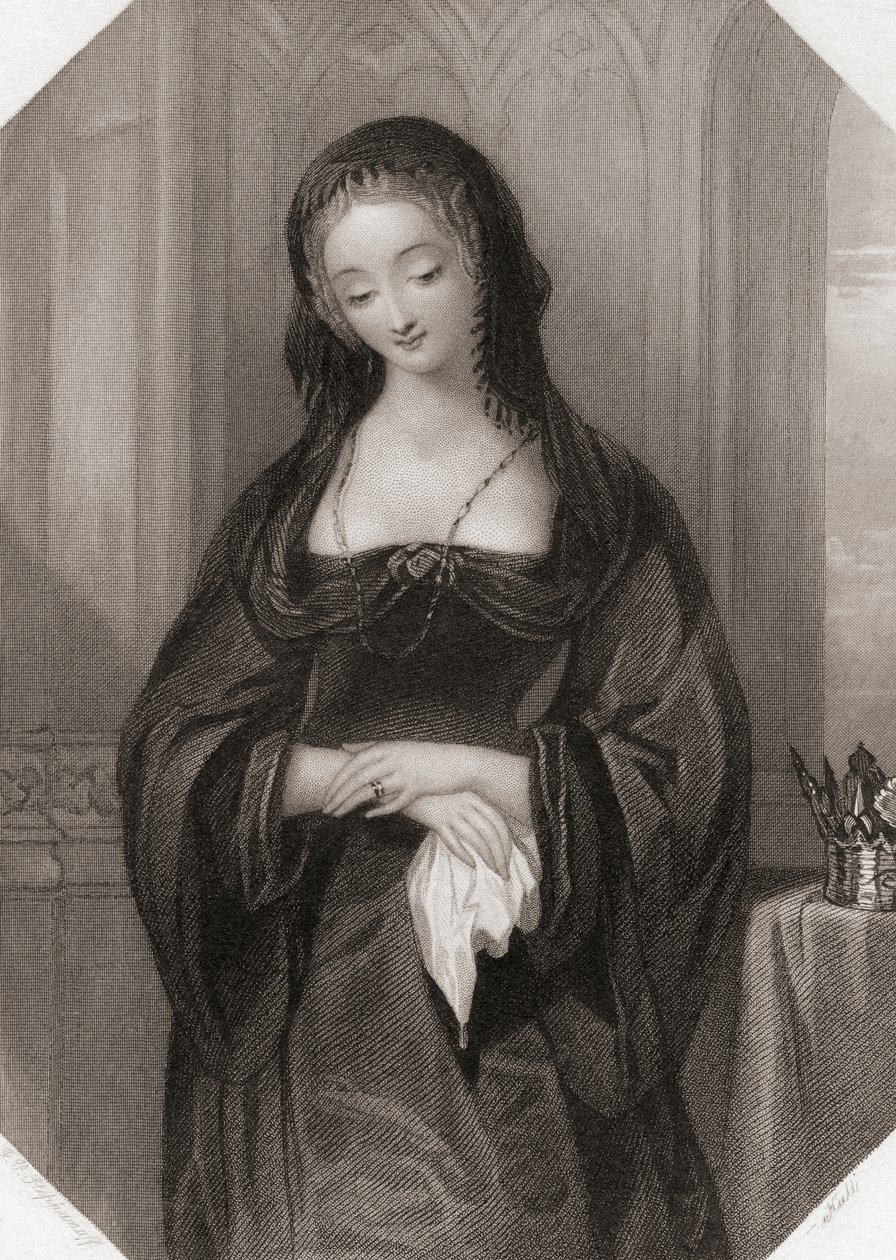 Lady Grey. Personagem feminina principal da peça de Shakespeare Rei Henrique VI de English School