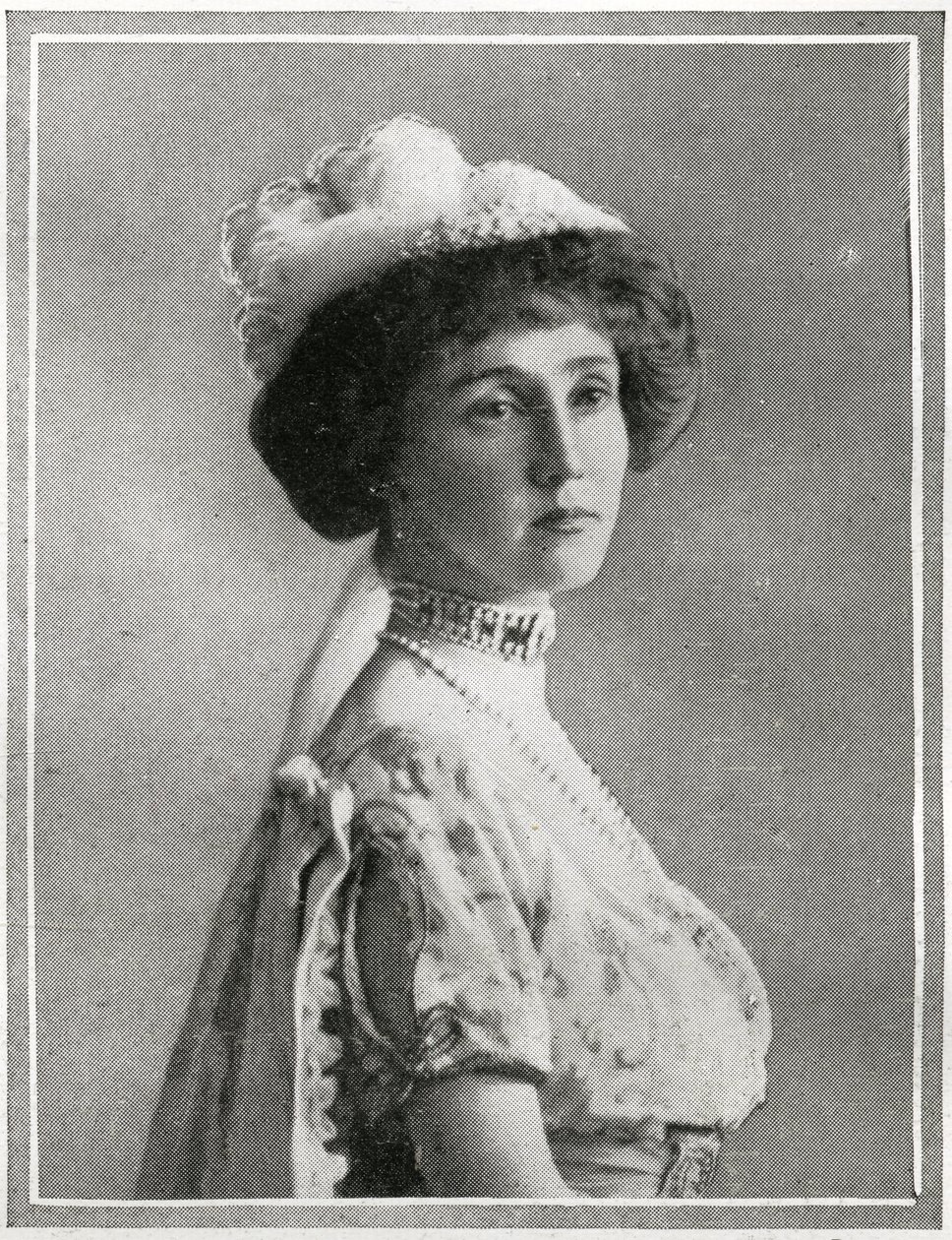 Lady Rothes, detalhe de Passageiros no RMS Titanic, de 