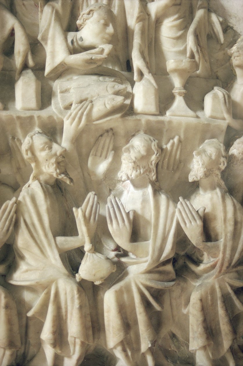Última Ceia, detalhe (alabastro) de English School