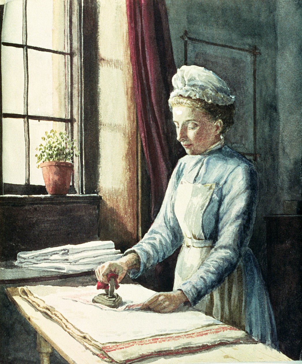 Lavanderia, c.1880 de English School