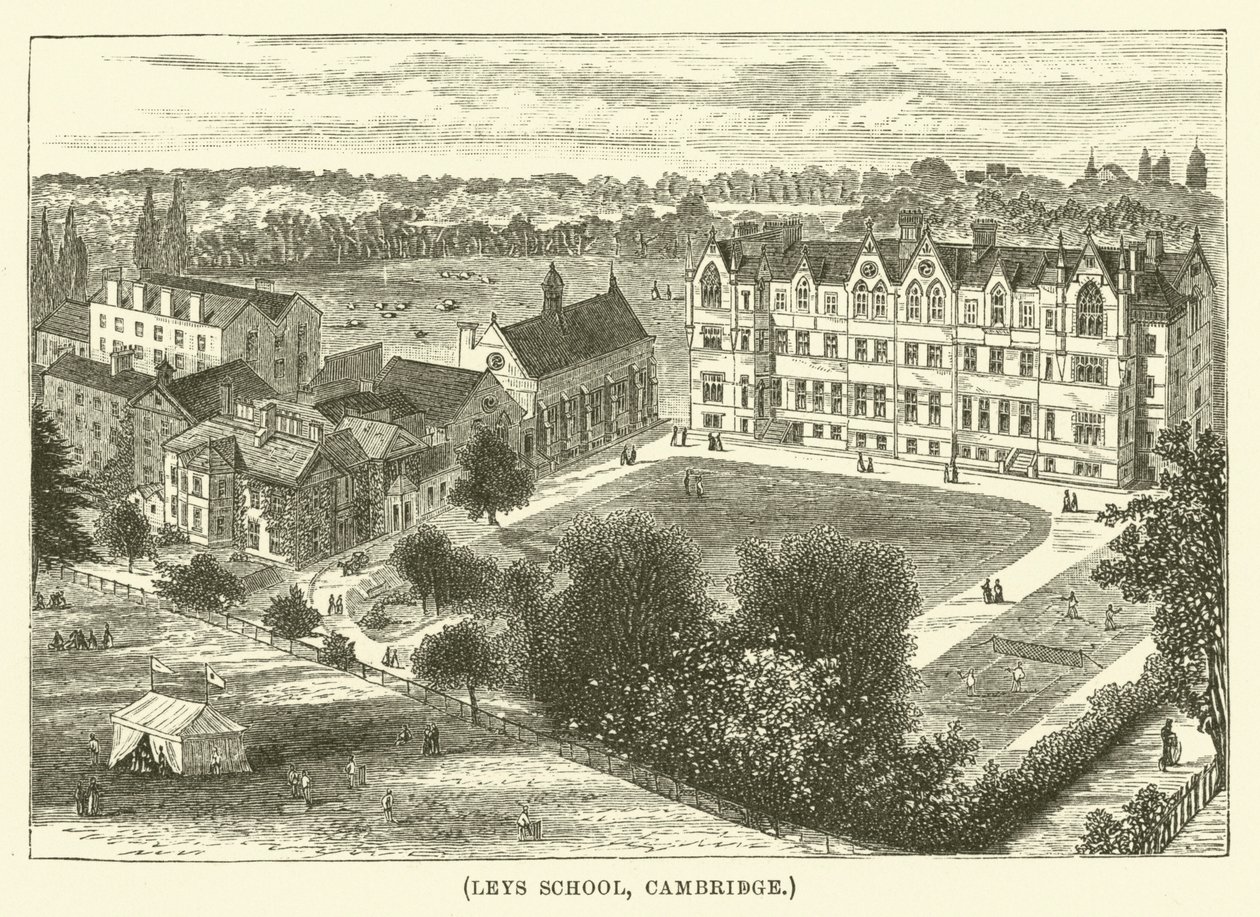 Leys School, Cambridge (gravura) de English School