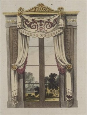 Cortinas da biblioteca, placa 70 do Ackermann