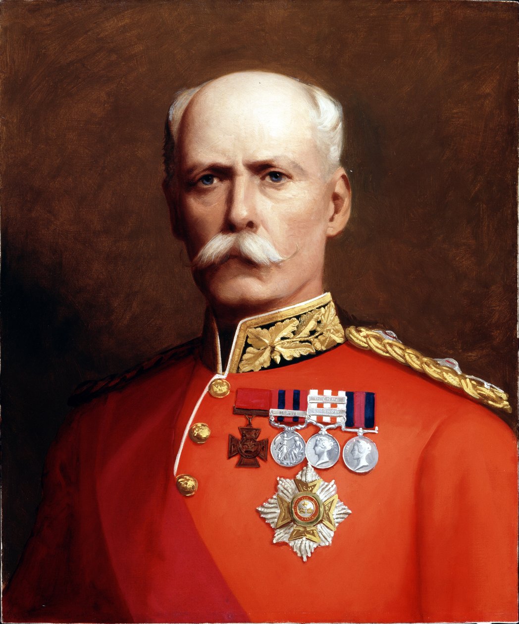 Tenente-general Sir Henry Marshman Havelock-Allan (1830-97) c.1881 de English School