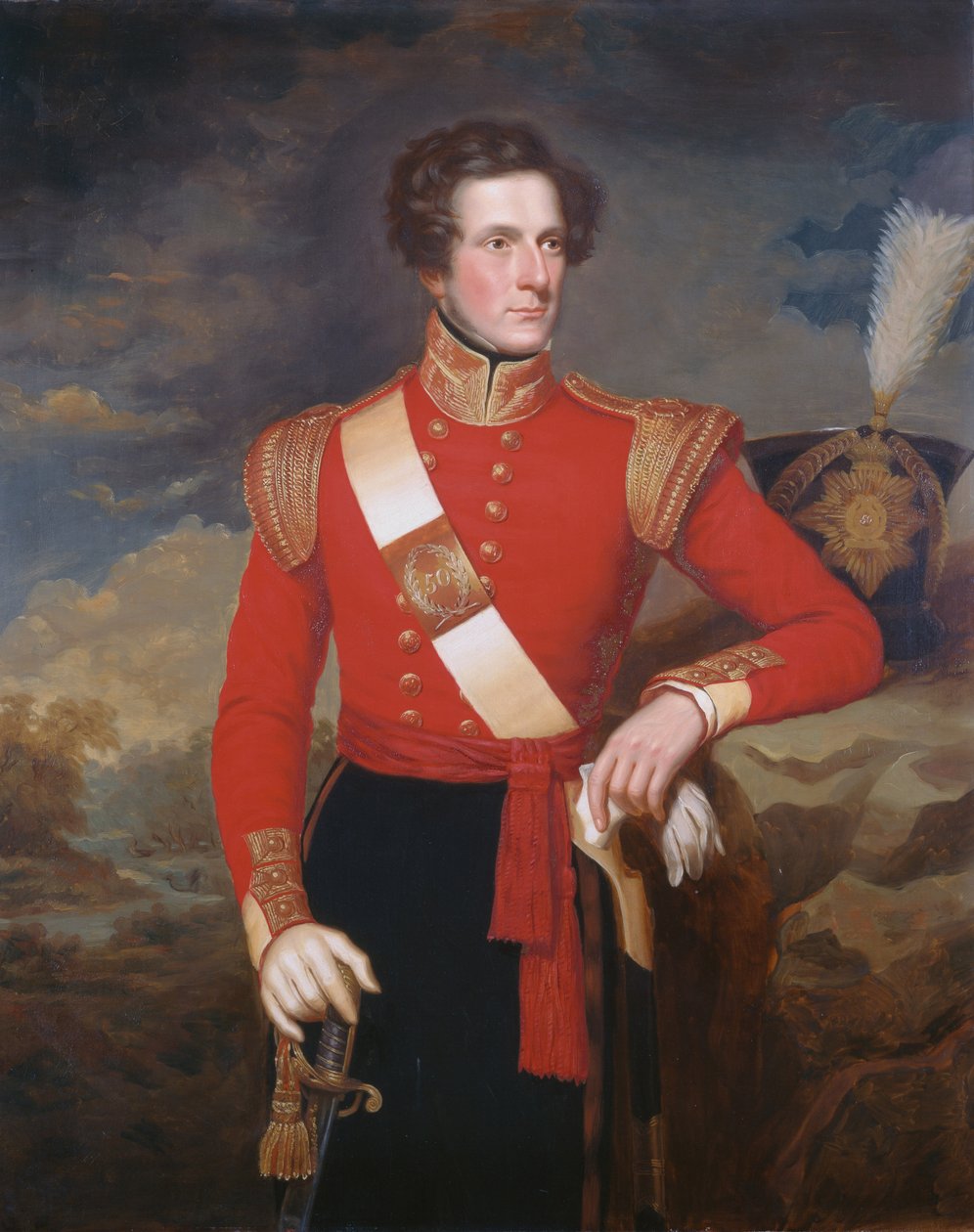 Tenente Robert Hay (1813-46) c.1838 de English School