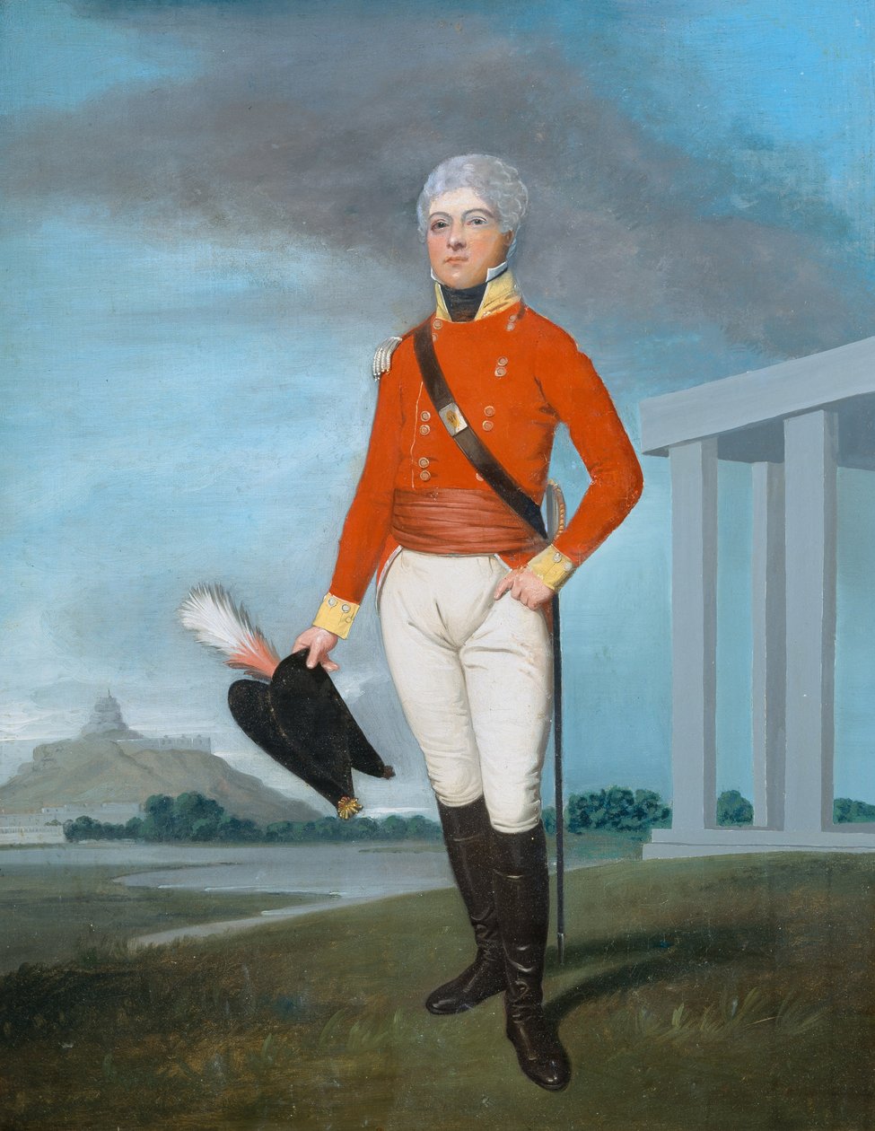 Tenente William Vincent (1781-1859) c.1804 de English School