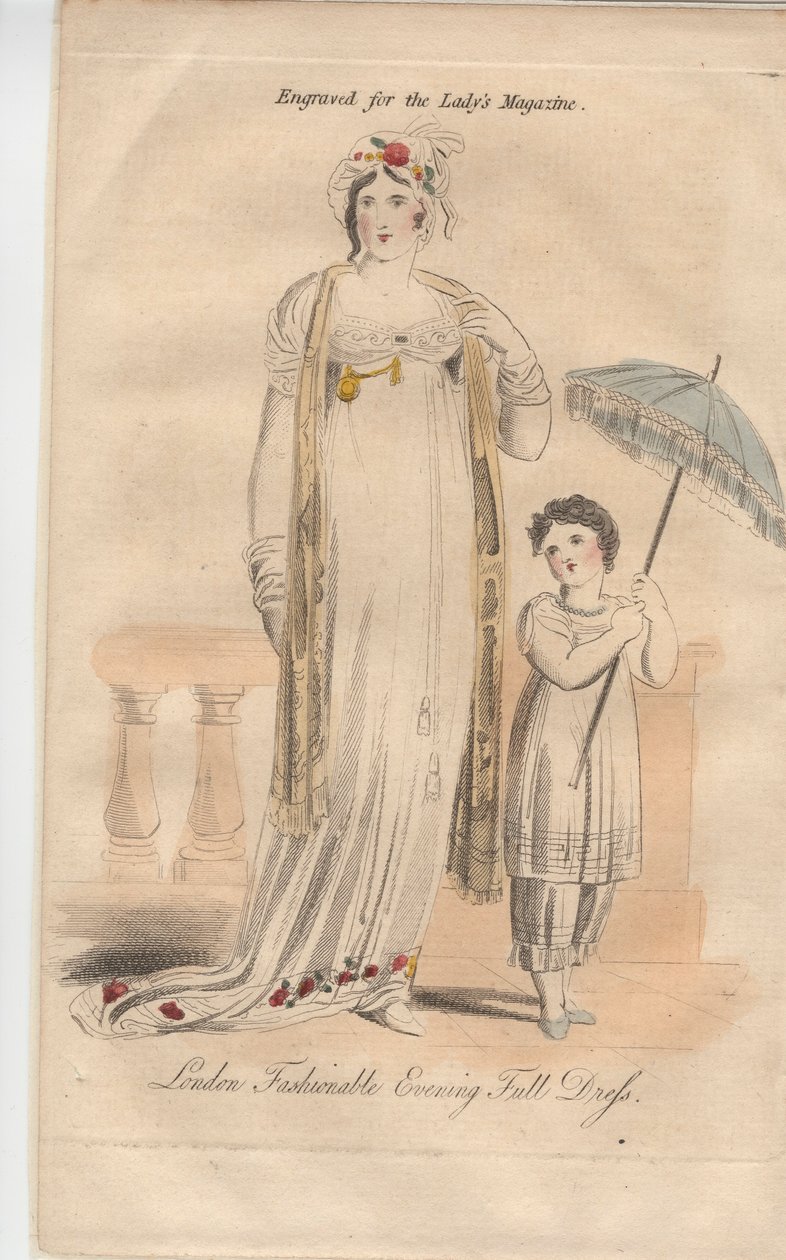 Vestido elegante de Londres à noite de English School