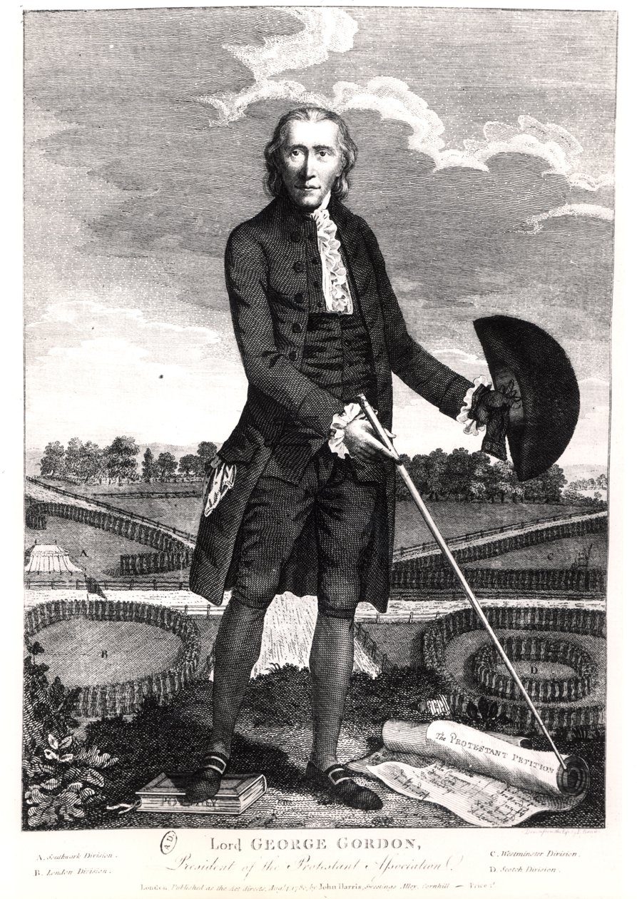 Senhor George Gordon (1752-93) 1780 de English School