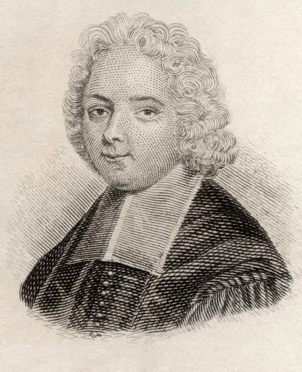 Louis Ellies du Pin ou Dupin, do "Crabb&39;s Historical Dictionary", publicado em 1825 de English School