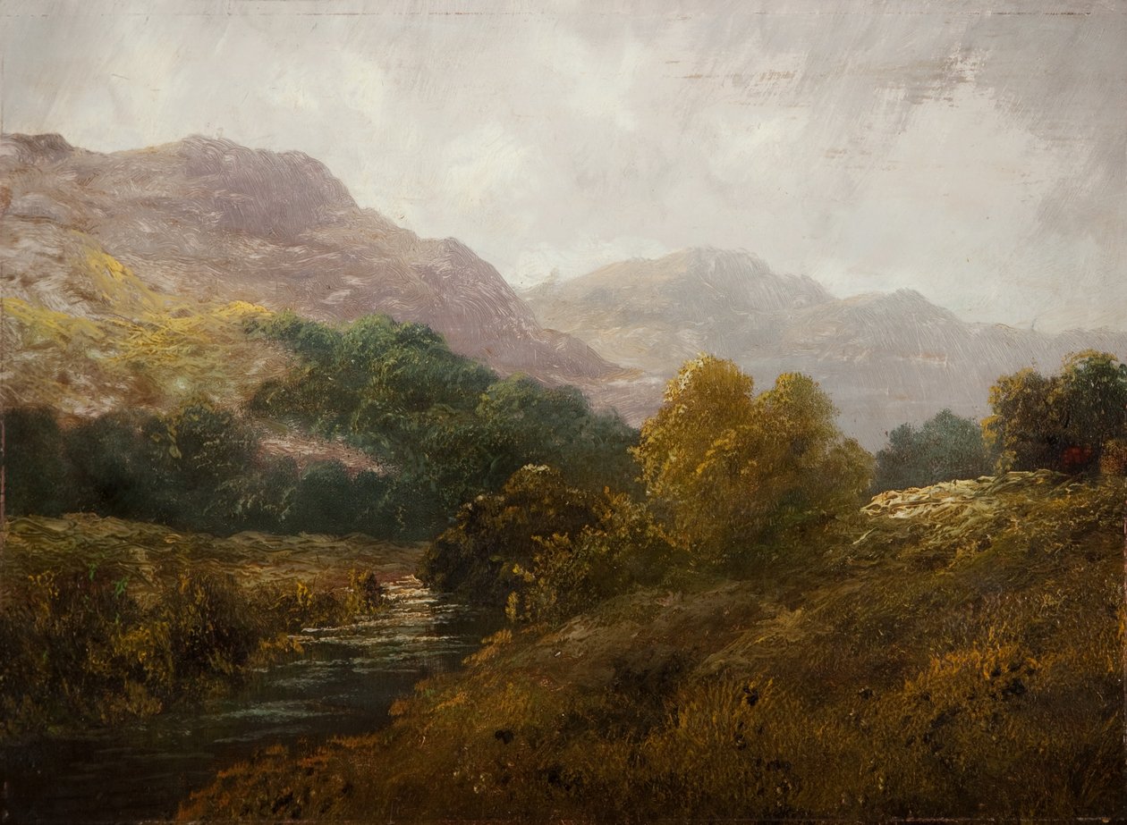 Paisagem da planície de English School
