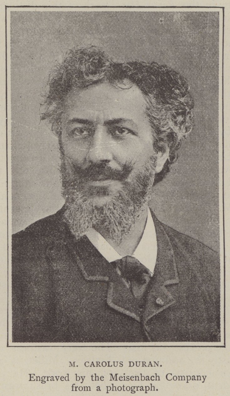 M Carolus Duran (gravura) de English School
